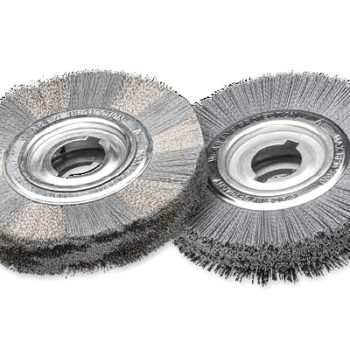 Wheel and deburring brushes