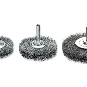 Circular brushes with rod